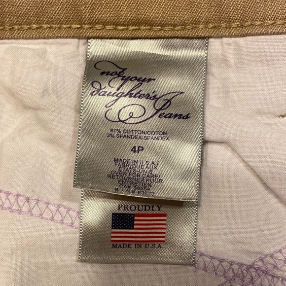 NYDJ Tan Straight Leg Jeans- NWOT! - Picture 7 of 9